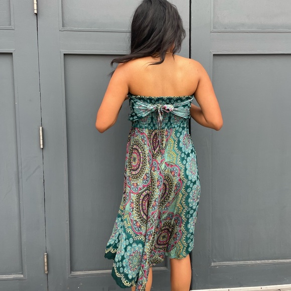 Beautiful strapless boho dress - Picture 4 of 5